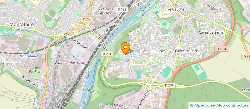 localisation de l'entreprise MONSIEUR KERIM KURU  CREIL