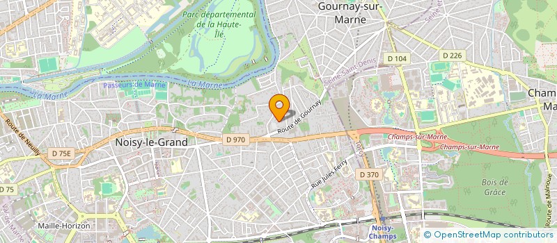 localisation de l'entreprise MONSIEUR KERIM MESSADI  NOISY-LE-GRAND