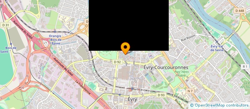 localisation de l'entreprise MONSIEUR KERIM NABAL  EVRY-COURCOURONNES