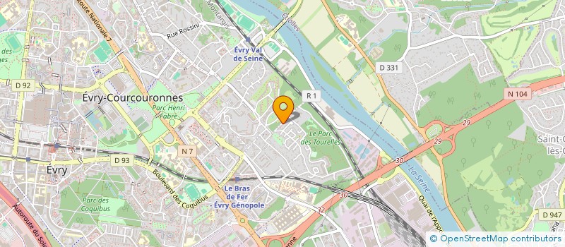 localisation de l'entreprise MONSIEUR KERLAN PLUMASSEAU à EVRY-COURCOURONNES