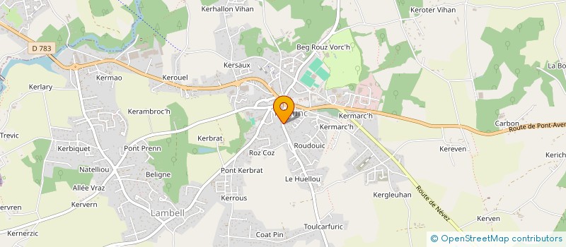 localisation de l'entreprise MONSIEUR KERLOCH ROMAIN à TREGUNC