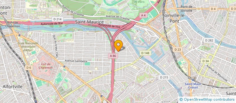 localisation de l'entreprise MONSIEUR KEROLOS SHENOUDA à MAISONS-ALFORT