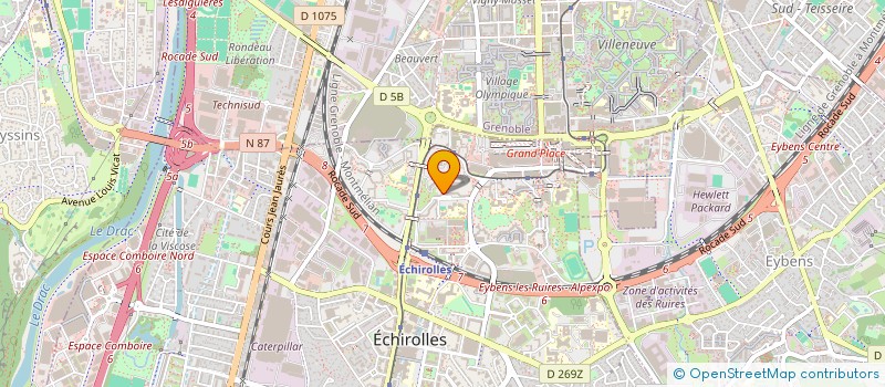 localisation de l'entreprise MONSIEUR KEROP BOURDJAKIAN  ECHIROLLES