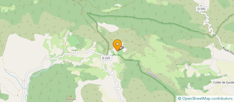 localisation de l'entreprise MONSIEUR KEROUAN LE ROUX  EYGALAYES