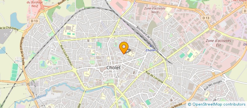 localisation de l'entreprise MONSIEUR KERRIAN AUDUC à CHOLET