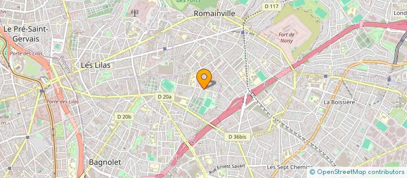 localisation de l'entreprise MONSIEUR KERROUM GORINE à BAGNOLET