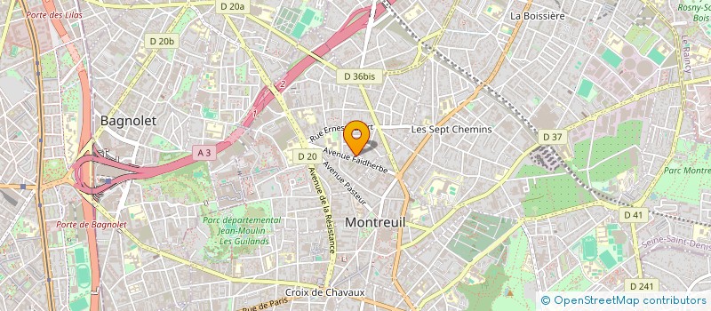 localisation de l'entreprise MONSIEUR KERRY CLEARY à MONTREUIL