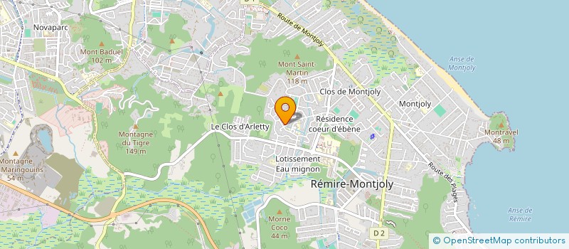 localisation de l'entreprise MONSIEUR KERSON BORDES à REMIRE-MONTJOLY