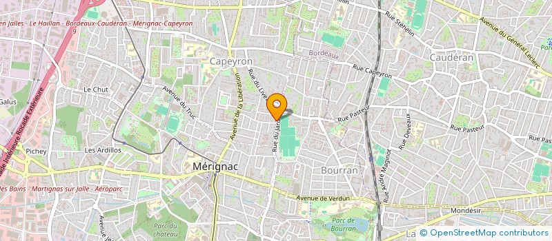 localisation de l'entreprise MONSIEUR KERVIN MOOTOOSAMY à MERIGNAC