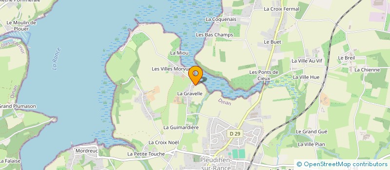 localisation de l'entreprise MONSIEUR KERWANN MAIRE  PLEUDIHEN-SUR-RANCE