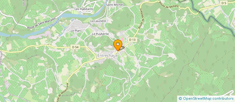 localisation de l'entreprise MONSIEUR KERWIN PAULSEN à MALAUCENE