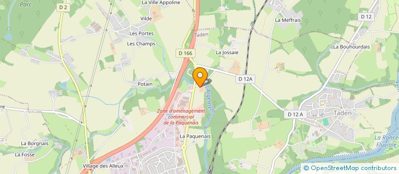 localisation de l'entreprise MONSIEUR KERYAN DESILLES  TADEN