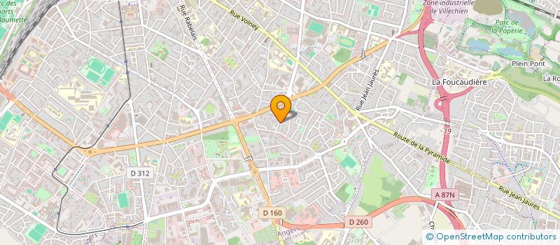 localisation de l'entreprise MONSIEUR KESETE WELDAY à ANGERS