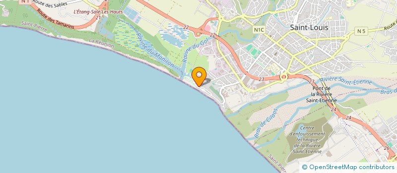 localisation de l'entreprise MONSIEUR KESHAVA BOQUI-QUENI  SAINT-LOUIS