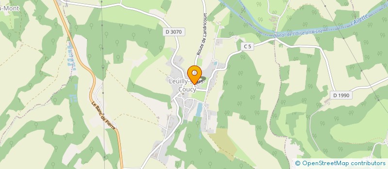 localisation de l'entreprise MONSIEUR KESSERY KANTE  LEUILLY-SOUS-COUCY