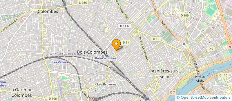 localisation de l'entreprise MONSIEUR KESSOUROU KONATE à BOIS-COLOMBES