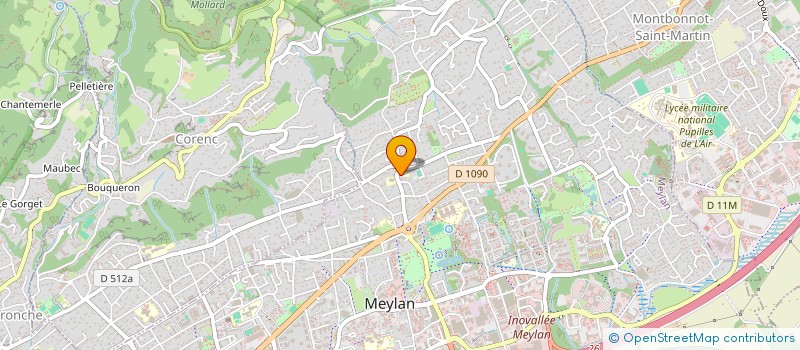 localisation de l'entreprise MONSIEUR KEURTEN MODESTE  MEYLAN