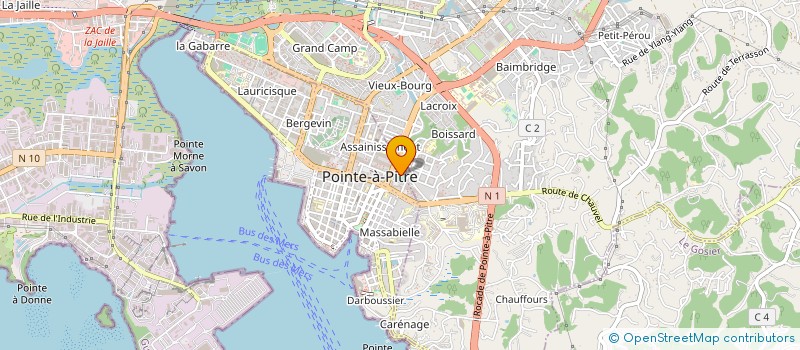 localisation de l'entreprise MONSIEUR KEURTYS MAYOUTE  POINTE A PITRE