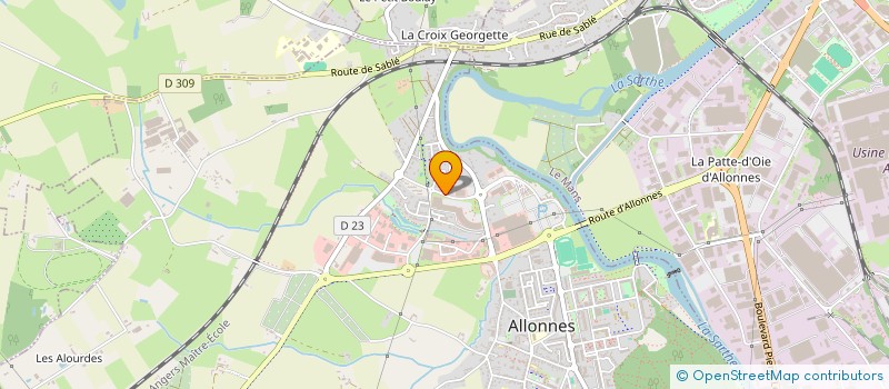 localisation de l'entreprise MONSIEUR KEVAN CHEVALIER  ALLONNES