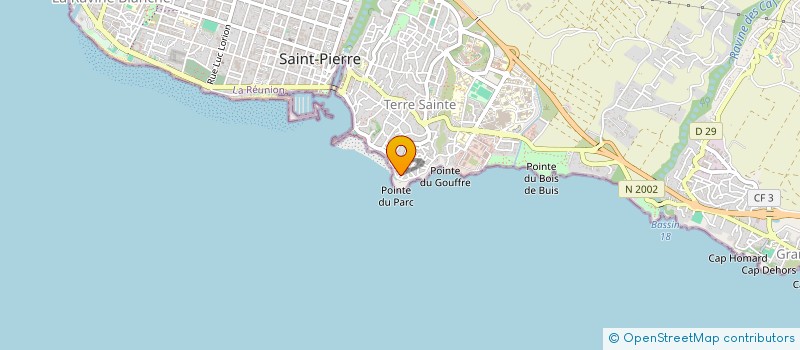 localisation de l'entreprise MONSIEUR KEVAN FANDILOVA à SAINT-PIERRE