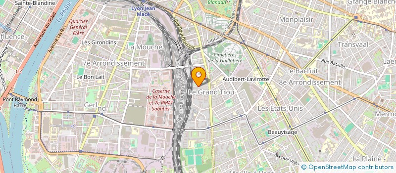 localisation de l'entreprise MONSIEUR KEVAN MOUNIER  LYON