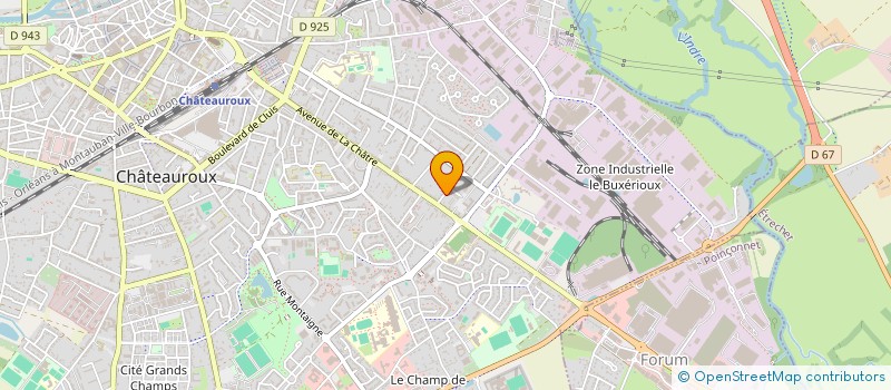 localisation de l'entreprise MONSIEUR KEVANN SIP à CHATEAUROUX