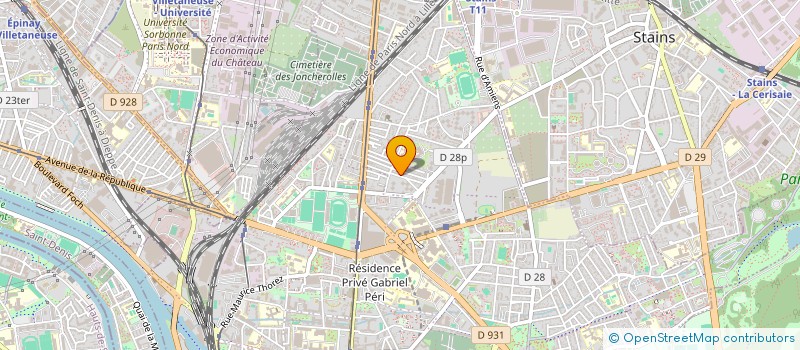 localisation de l'entreprise MONSIEUR KEVEEN SEEPAUL à PIERREFITTE-SUR-SEINE