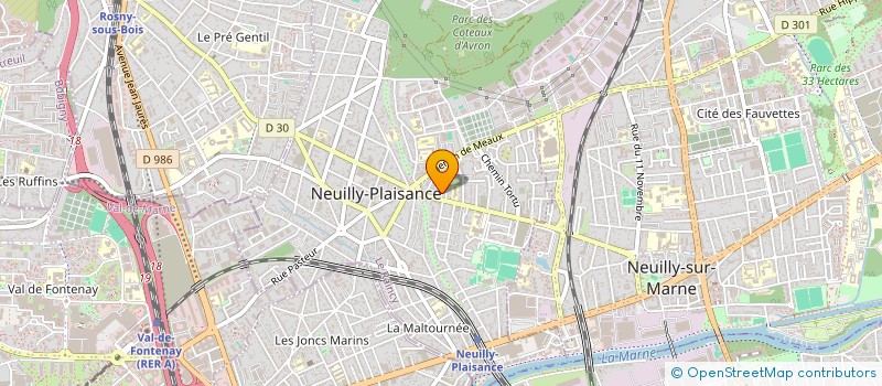 localisation de l'entreprise MONSIEUR KEVEEN TALLEUX  NEUILLY-PLAISANCE
