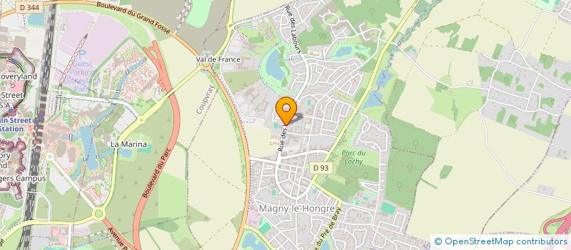 localisation de l'entreprise MONSIEUR KEVEN PHETMIXAY  MAGNY-LE-HONGRE