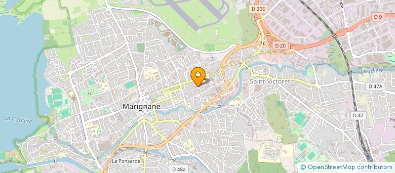 localisation de l'entreprise MONSIEUR KEVIN ABAD  MARIGNANE