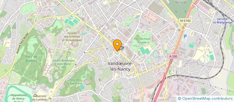 localisation de l'entreprise MONSIEUR KEVIN ABENZOAR  VANDUVRE-LES-NANCY