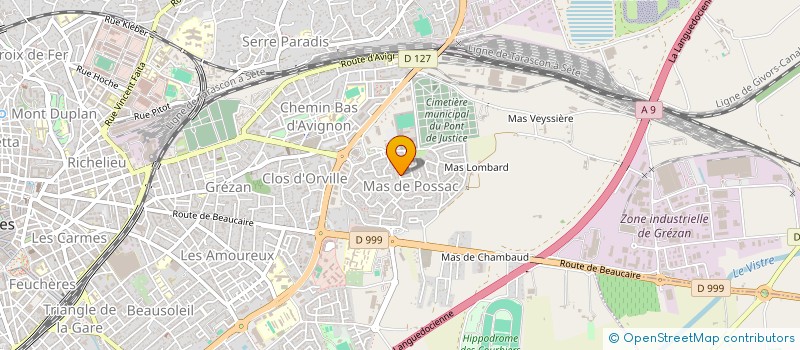 localisation de l'entreprise MONSIEUR KEVIN ABERLENC  NIMES