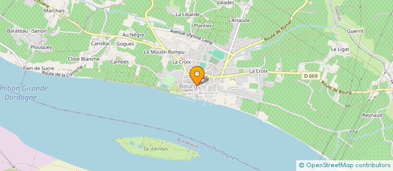 localisation de l'entreprise MONSIEUR KEVIN ABRAHAM  BOURG