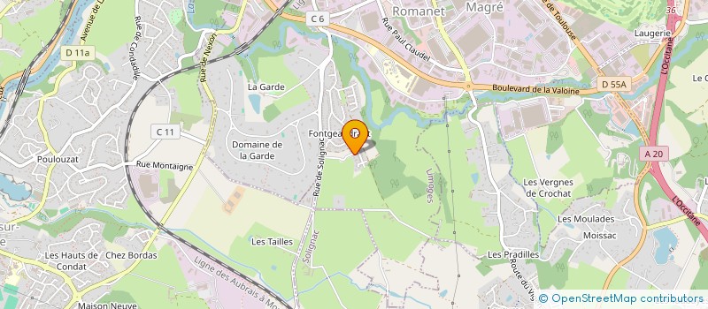 localisation de l'entreprise MONSIEUR KEVIN ABRIAT à LIMOGES