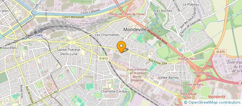 localisation de l'entreprise MONSIEUR KEVIN ACUNA  MONDEVILLE