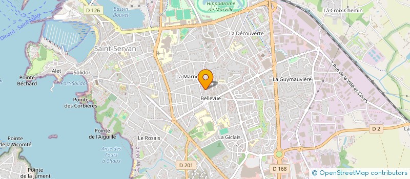 localisation de l'entreprise MONSIEUR KEVIN ADAM  SAINT-MALO