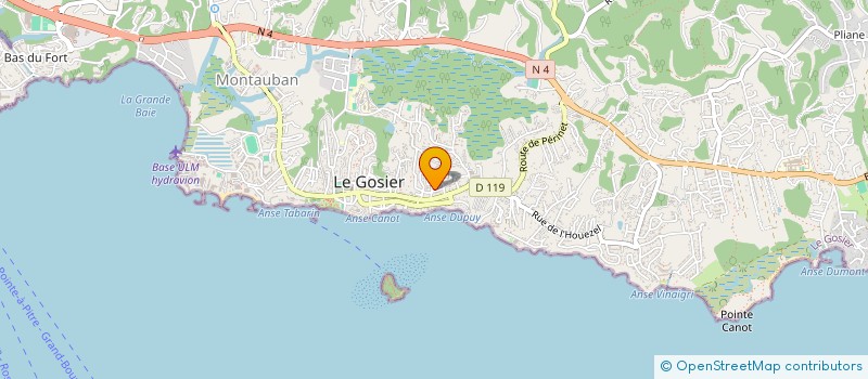 localisation de l'entreprise MONSIEUR KEVIN ADELAIDE à LE GOSIER