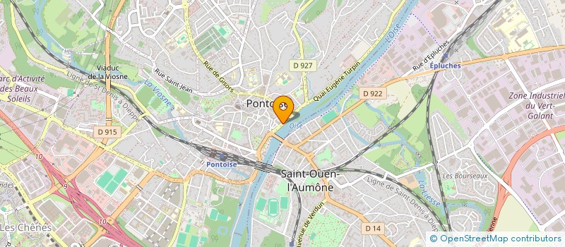 localisation de l'entreprise MONSIEUR KEVIN AFFIDON  PONTOISE