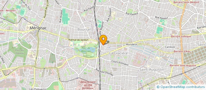 localisation de l'entreprise MONSIEUR KEVIN AFFIF  MERIGNAC