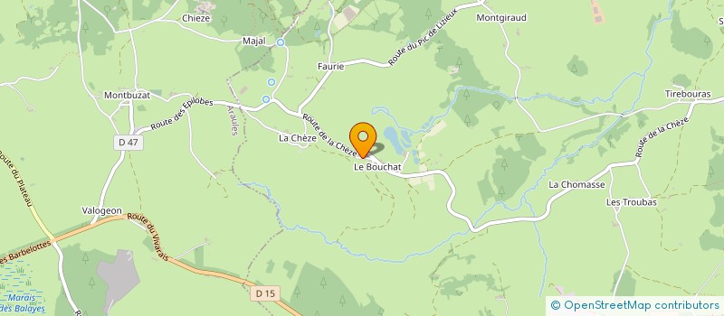 localisation de l'entreprise MONSIEUR KEVIN AGIER  MAZET-SAINT-VOY