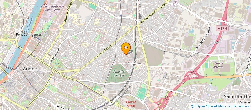 localisation de l'entreprise MONSIEUR KEVIN AHOUDJI à ANGERS