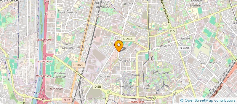 localisation de l'entreprise MONSIEUR KEVIN ALBERTINA  GRENOBLE