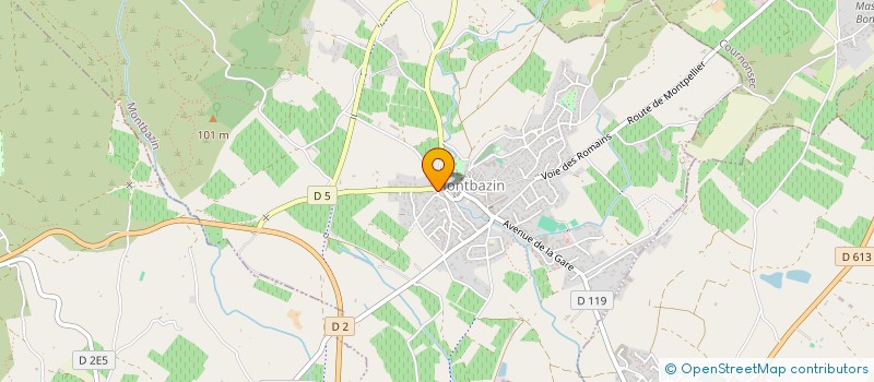 localisation de l'entreprise MONSIEUR KEVIN ALCOUFFE  MONTBAZIN