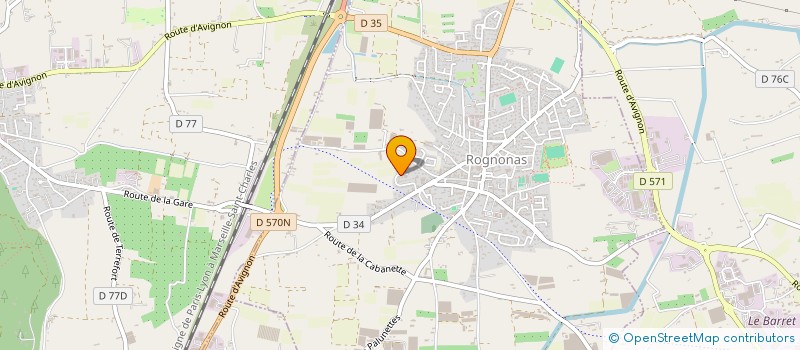 localisation de l'entreprise MONSIEUR KEVIN ALEXANDRE  ROGNONAS