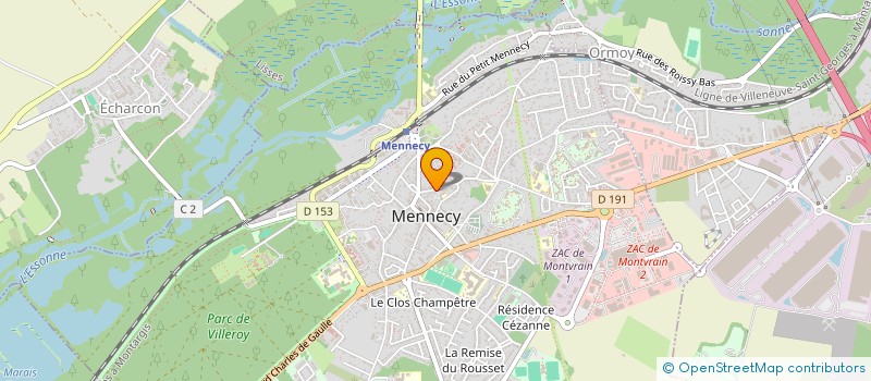 localisation de l'entreprise MONSIEUR KEVIN ALEXANDRE à MENNECY