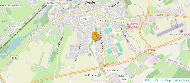 localisation de l'entreprise MONSIEUR KEVIN ALEXANDRE à L'AIGLE