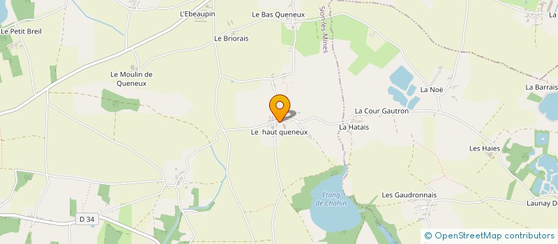 localisation de l'entreprise MONSIEUR KEVIN ALLAIN à SAINT-AUBIN-DES-CHATEAUX