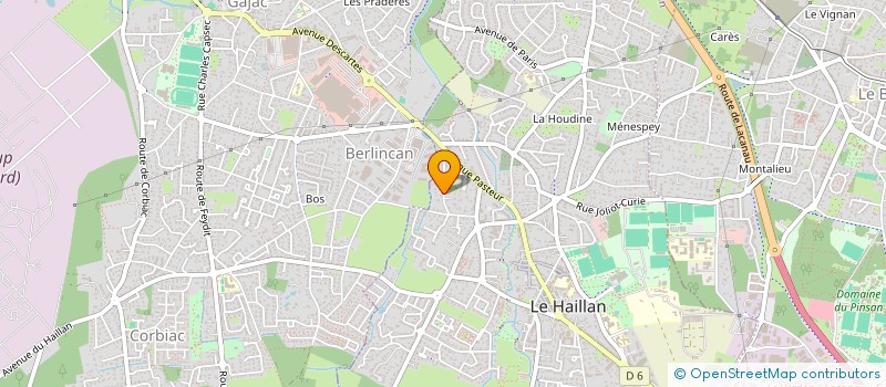 localisation de l'entreprise MONSIEUR KEVIN ALLONCIUS  LE HAILLAN