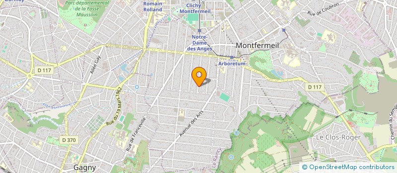 localisation de l'entreprise MONSIEUR KEVIN ALVES à MONTFERMEIL