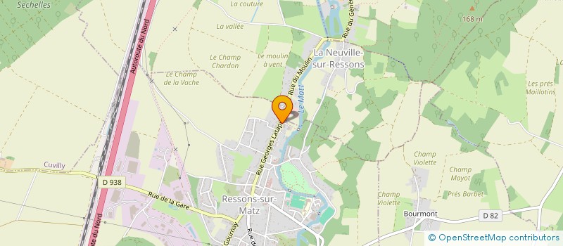 localisation de l'entreprise MONSIEUR KEVIN ALVES SEBASTIAO  RESSONS-SUR-MATZ